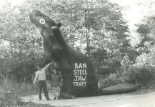 'Betsy Beaver', Peter Millington and Hope Sawyer Buyukmihci (co-founder), Unexpected Wildlife Refuge photo