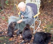 Beavers and Hope Sawyer Buyukmihci, Refuge co-founder, Unexpected Wildlife Refuge photo