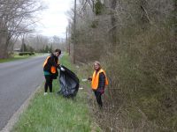 Jackie Johnson, Stacey Sperbeck Volunteer Cleanup Event, Unexpected Wildlife Refuge photo