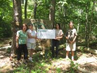 Donation from Outdoor Club of South Jersey to Refuge; photo by Millicent Moore